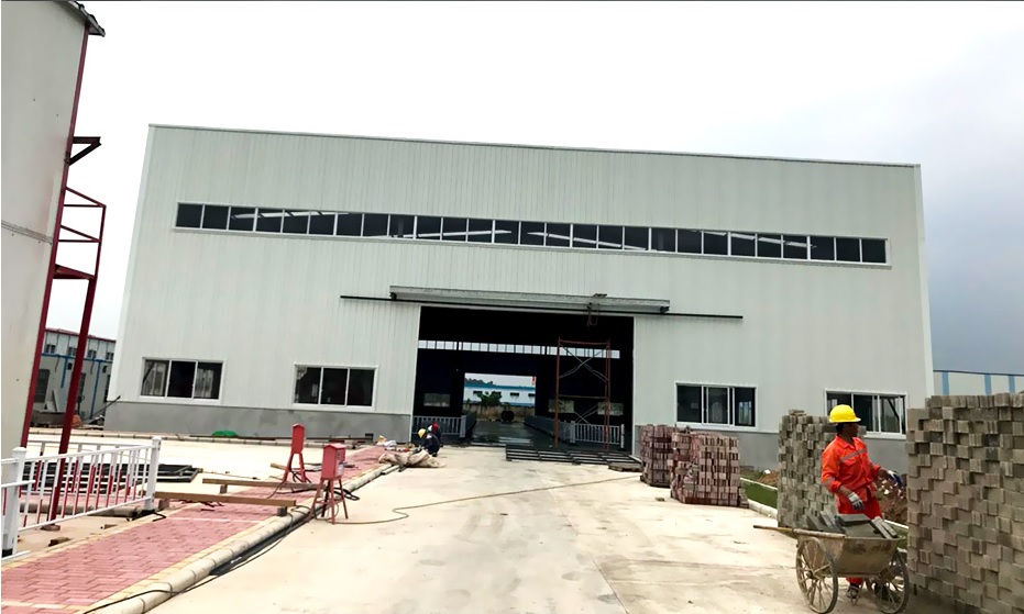 【众工钢结构厂房案例-9】—— 中铁十四局集团隧道工程有限公司-钢筋加工车间