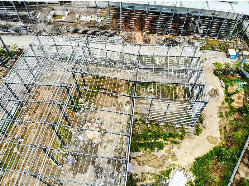 【众工钢结构厂房案例-2】—— 佛山市新日钢实业有限公司钢结构厂房