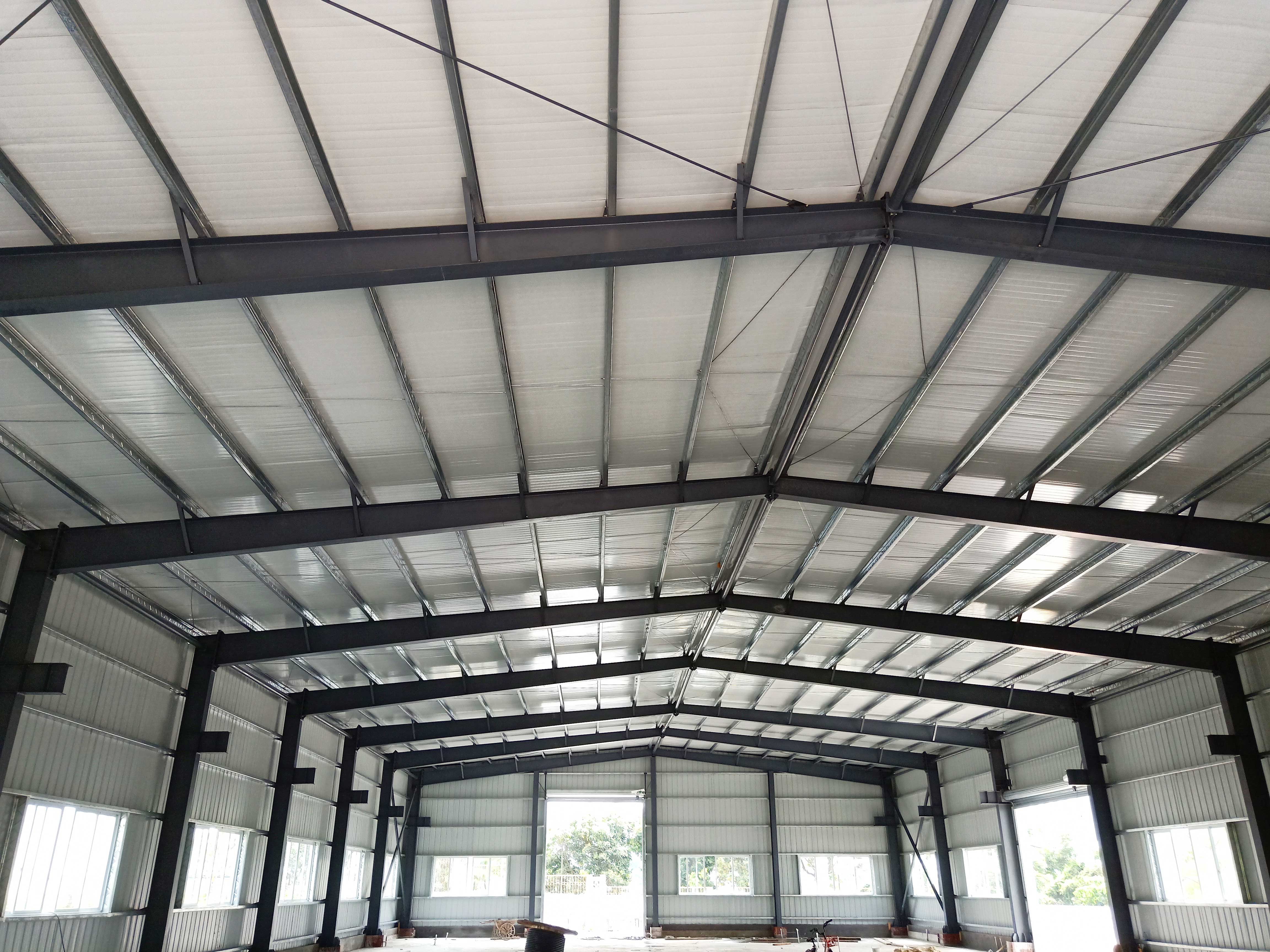 【众工钢结构厂房案例-7】—— 中建三局华南经理部赤湾地铁综合体项目钢结构厂房